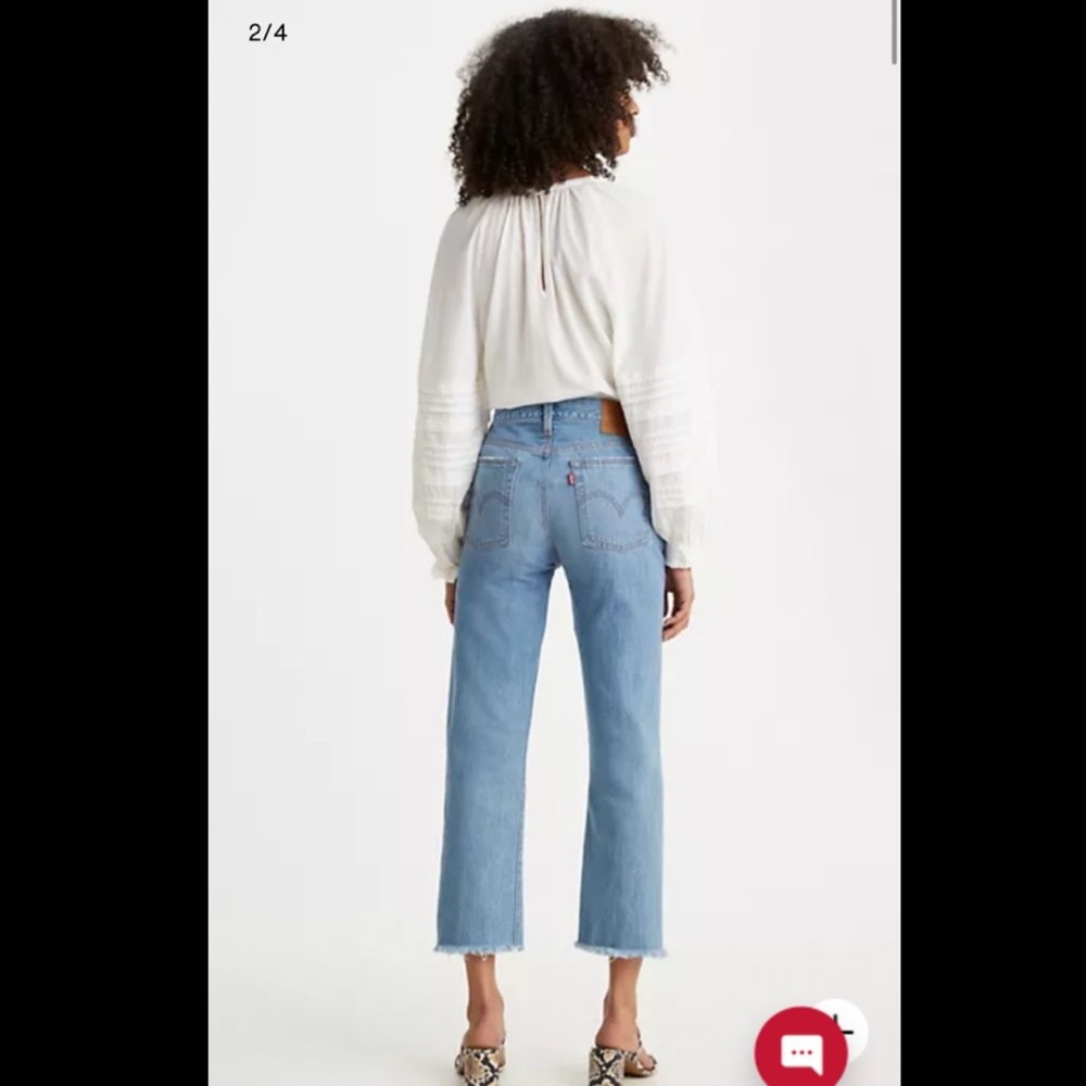 LEVIS NWT wedgie straight jeans 32x26 - Picture 4 of 4